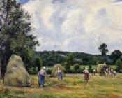 卡米耶 毕沙罗 : The Harvest at Montfoucault